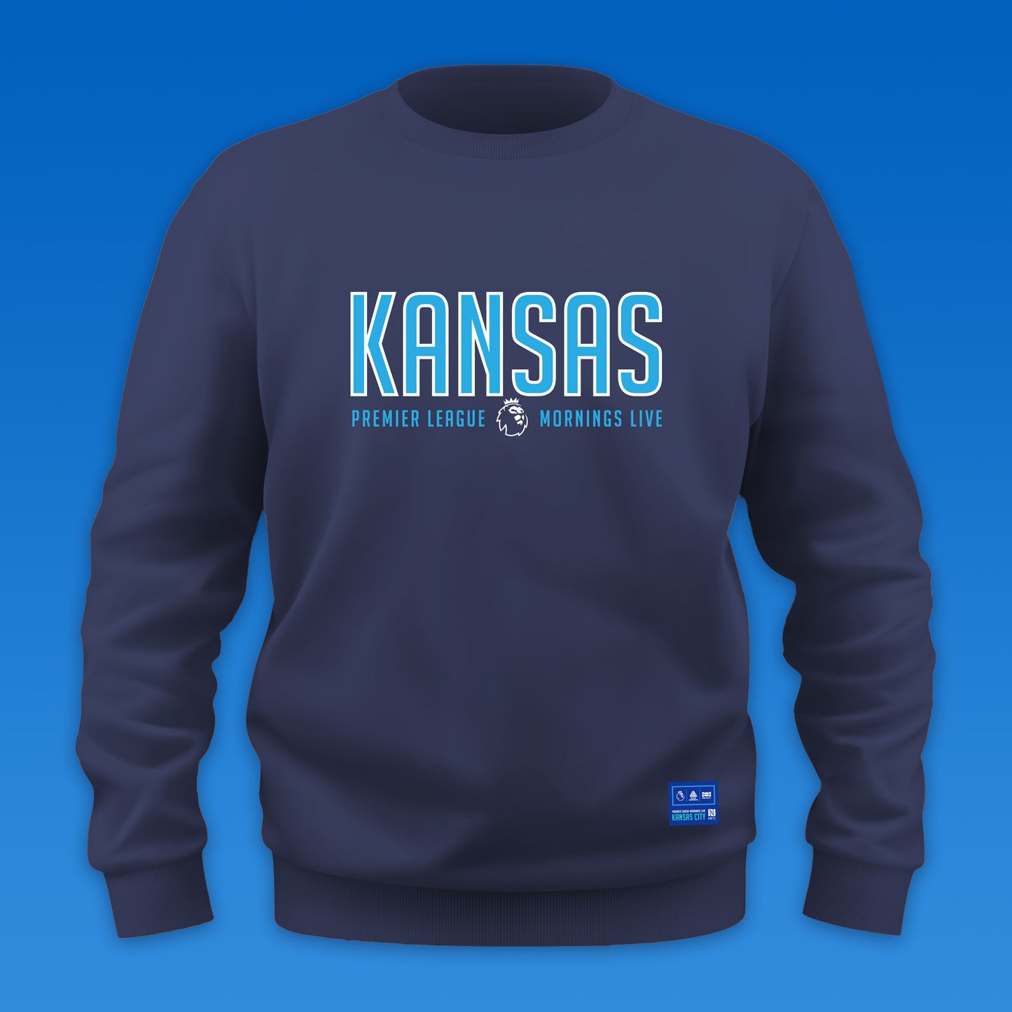 Kansas City Premier League Mornings Live Navy Sweatshirt