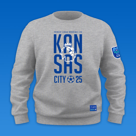 Kansas City Premier League Mornings Live Grey Sweatshirt