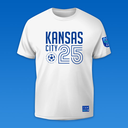 Kansas City Premier League Mornings Live White T-Shirt